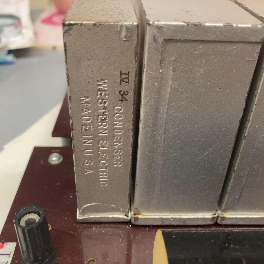 ネットワーク 2個セット ウエスタン オイルコンデンサー 基板 400Hz