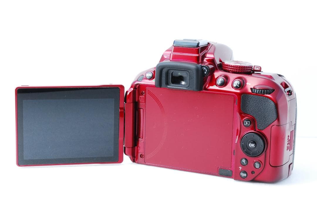 ❣️美品 ショット数 859回❣️ Nikon D5300 レッド ダブルレンズ