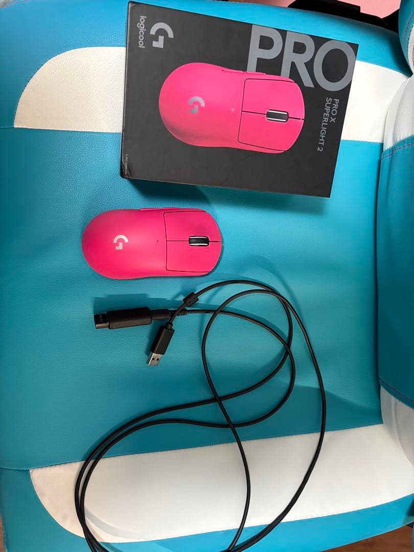 logicool PRO X SUPERLIGHT 2 マゼンタ ジャンク品