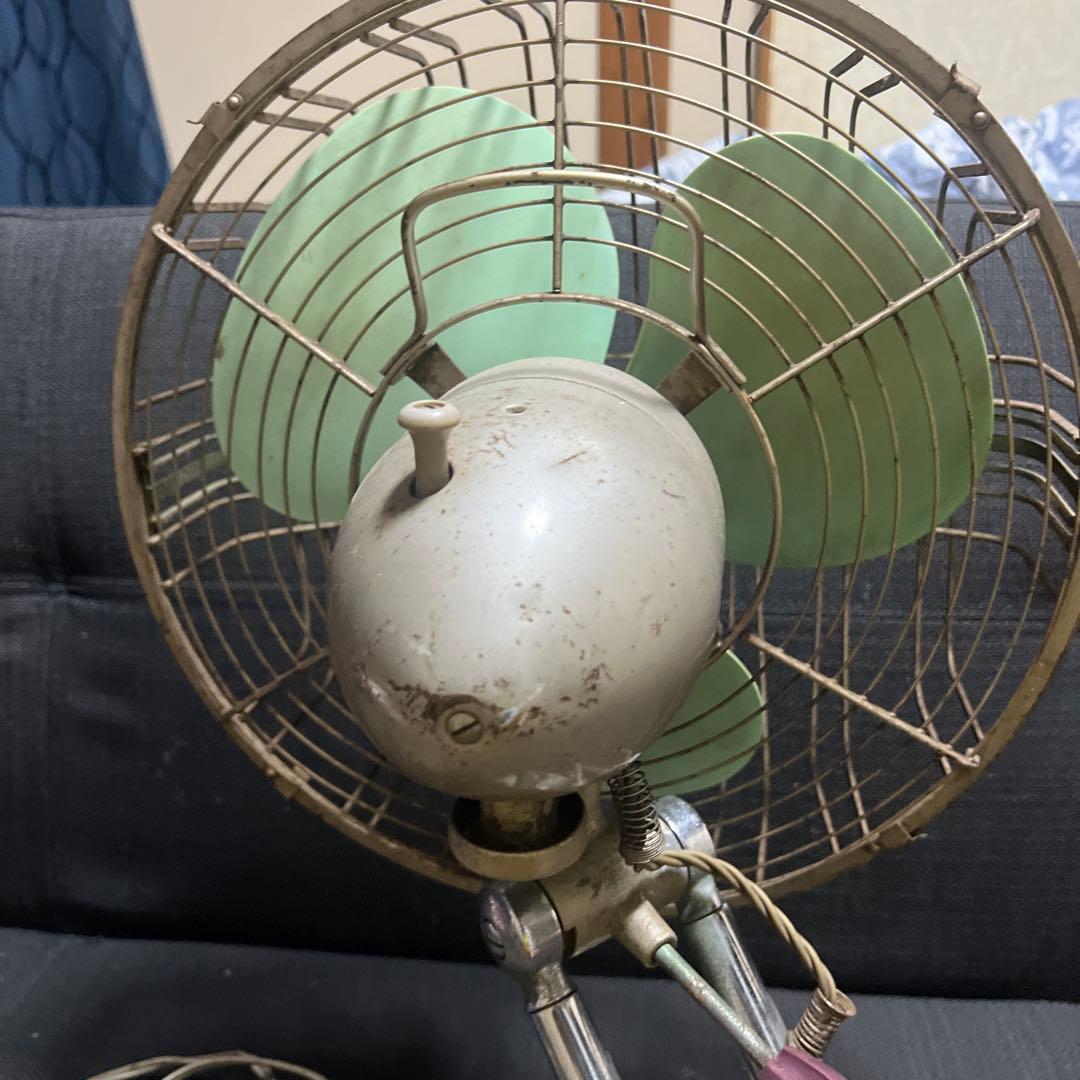 【動作確認済】昭和レトロ 三菱 扇風機 DM-12LC