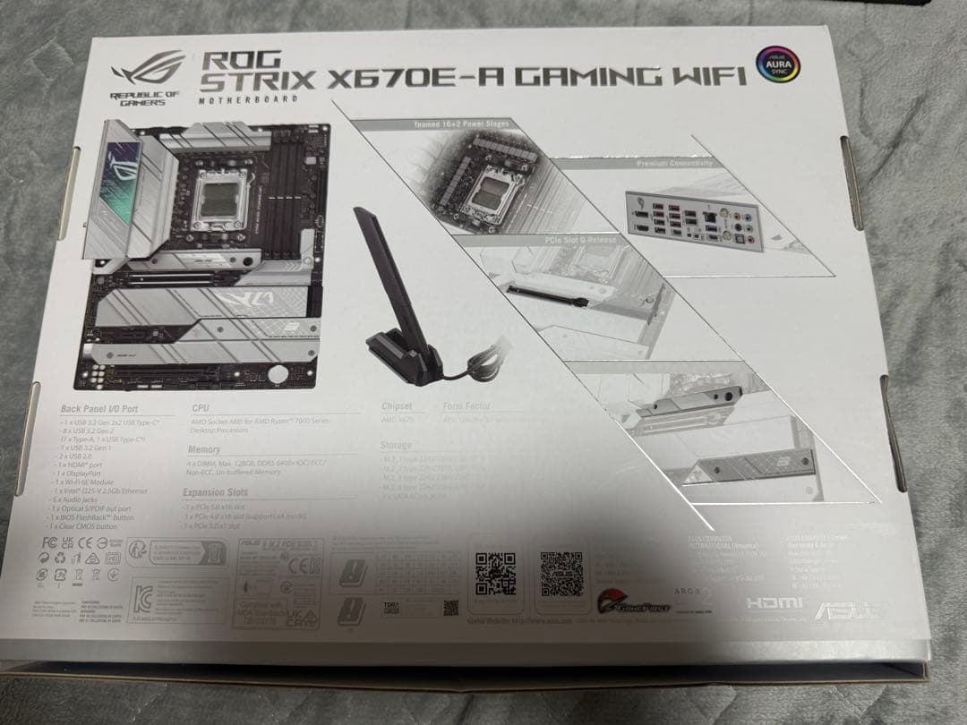 マザーボード ROG STRIX X670E-A GAMING WIFI