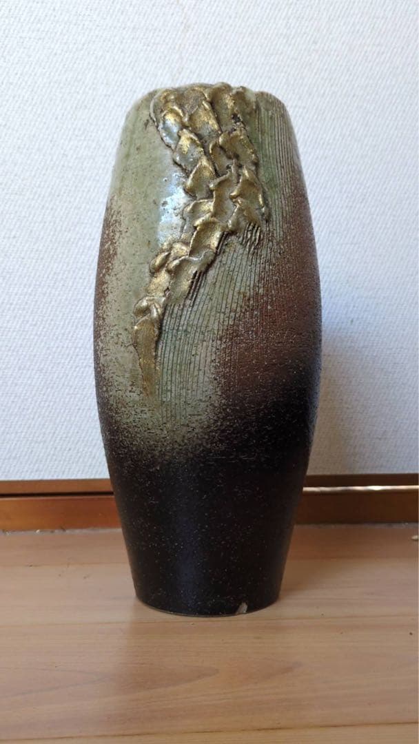 陶器とクリスタルの花瓶セット