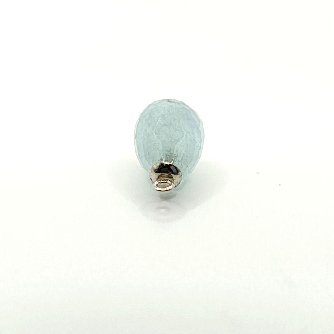 アクアマリン Pt900金具付きチャーム