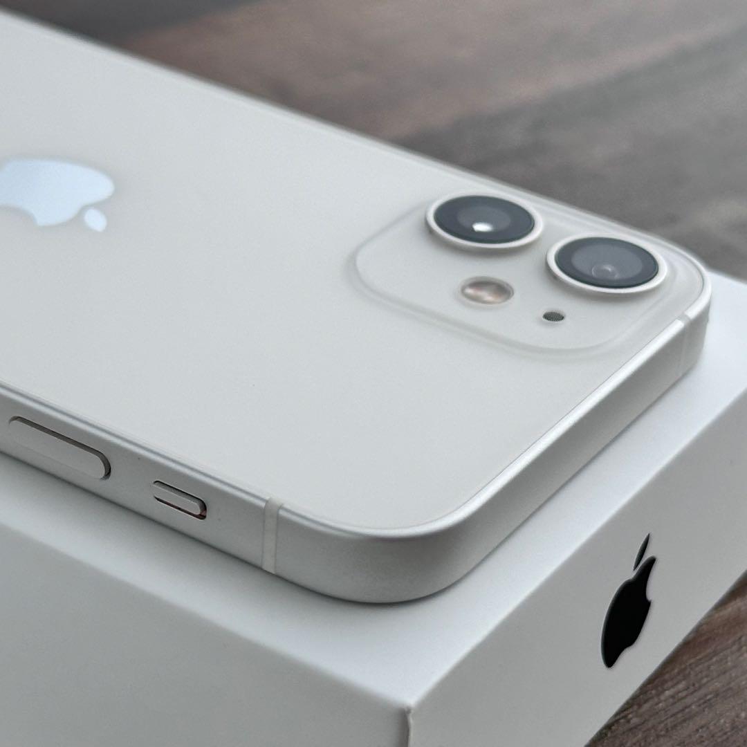 【上美品☆】iPhone12mini 本体 White 128GB SIMフリー