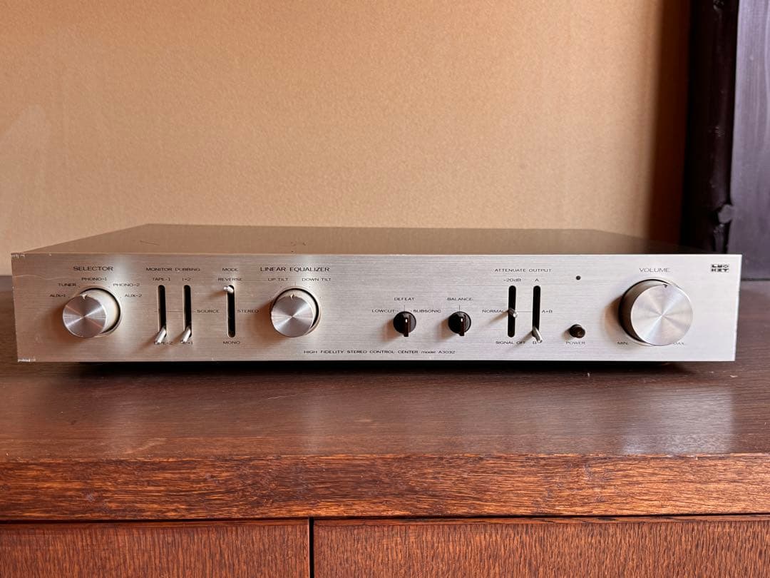 LUXKIT A3032 真空管プリアンプ 完動品