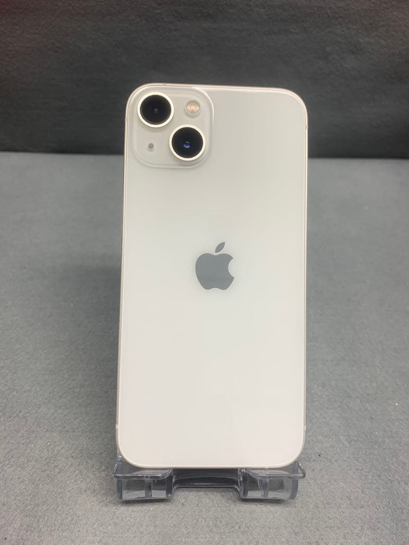 美品中古 国内版 SIMフリー iPhone13 256GB スターライト色