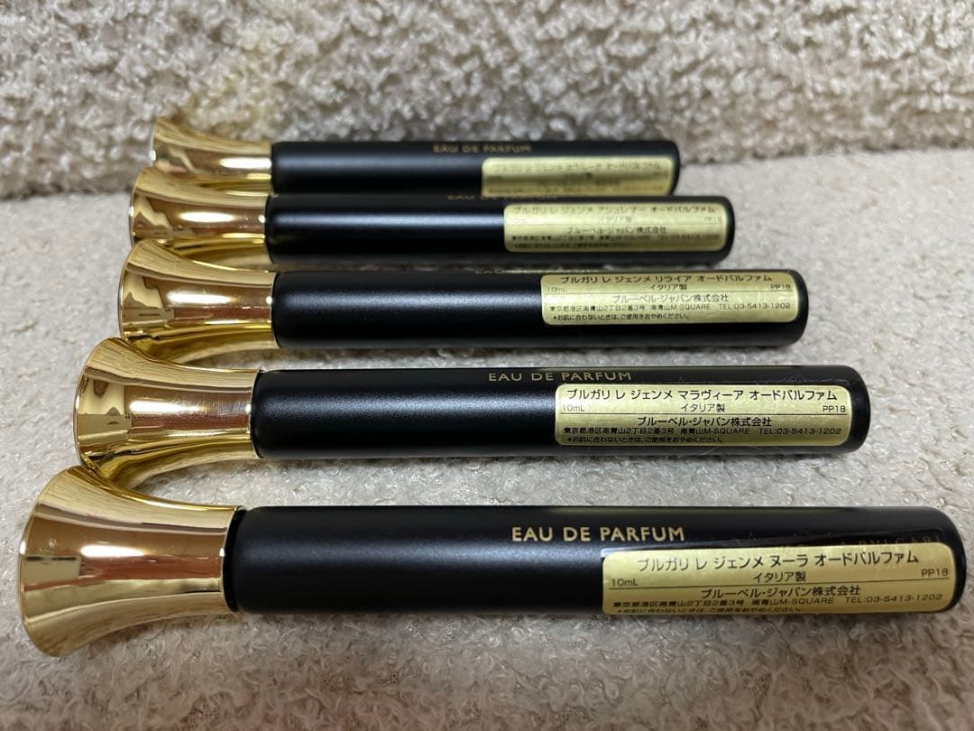 ブルガリ　レジェンメ　5本セット 10ml 最高級香水　新品　50ml