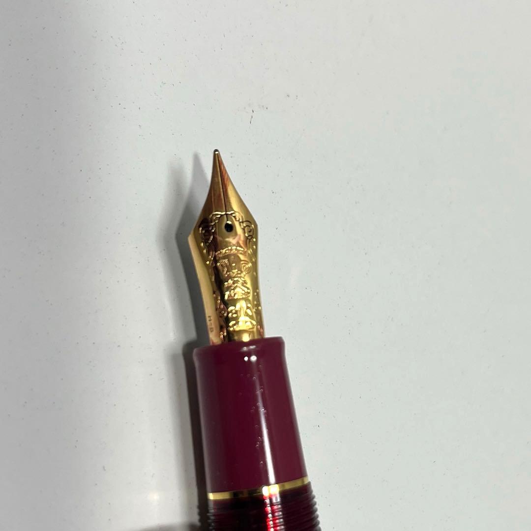 NAGASAWA セイラー万年筆 21K 甲南マルーン 100本限定品