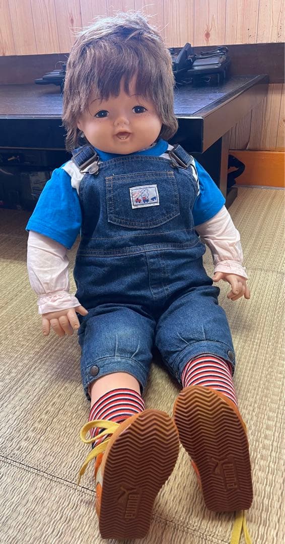 ドナルドダックの服 ブランド品着用 男人形