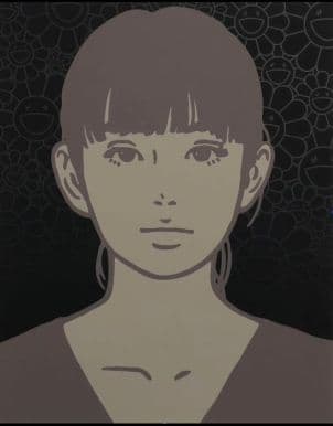 村上隆 × KYNE Untitled R ED50 シルクスクリーン。