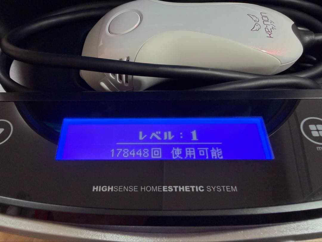 ケノン　脱毛器NIPL-2080ver6.0カートリッジ未使用2つ付属