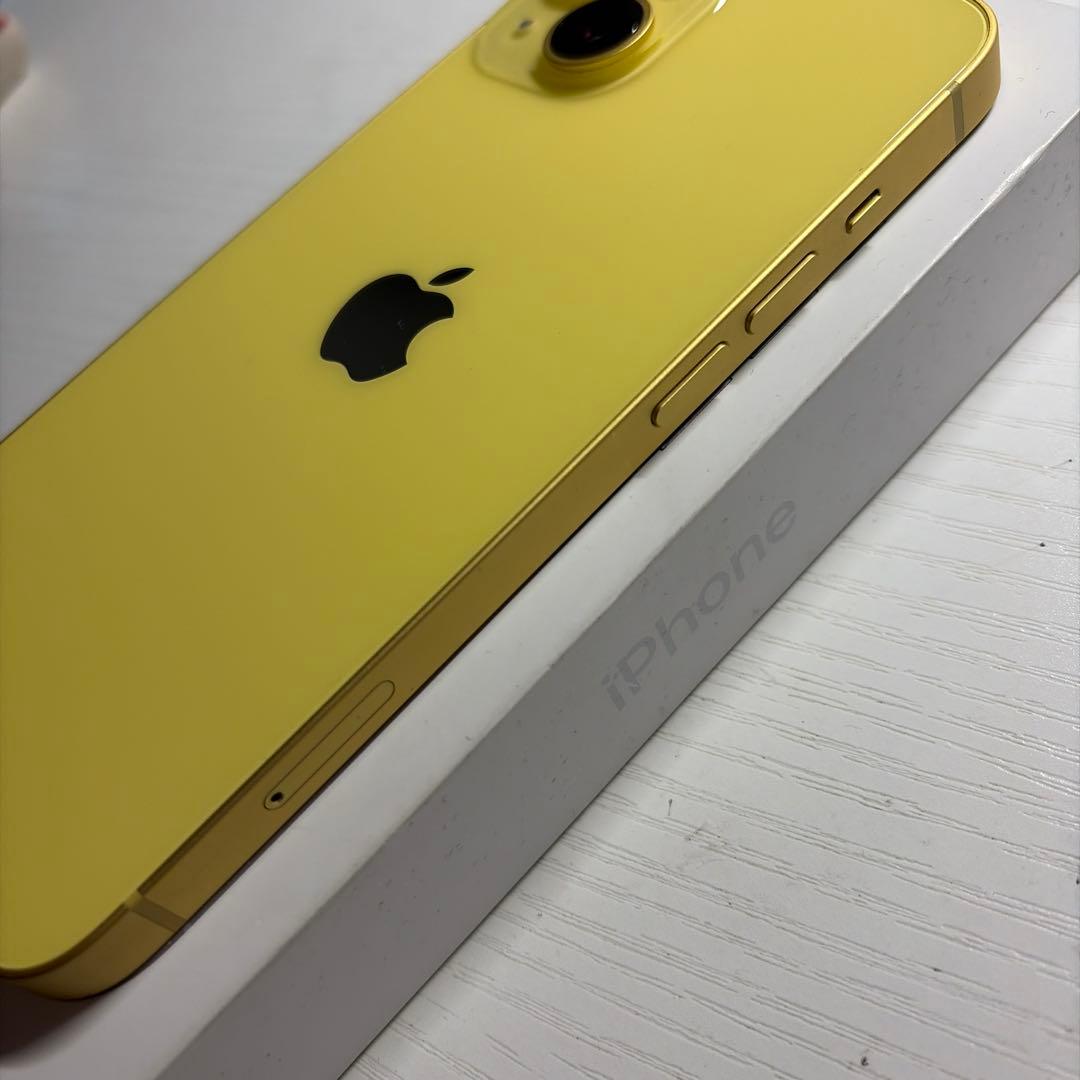 iPhone14 128GB イエロー SIMフリー 極美品