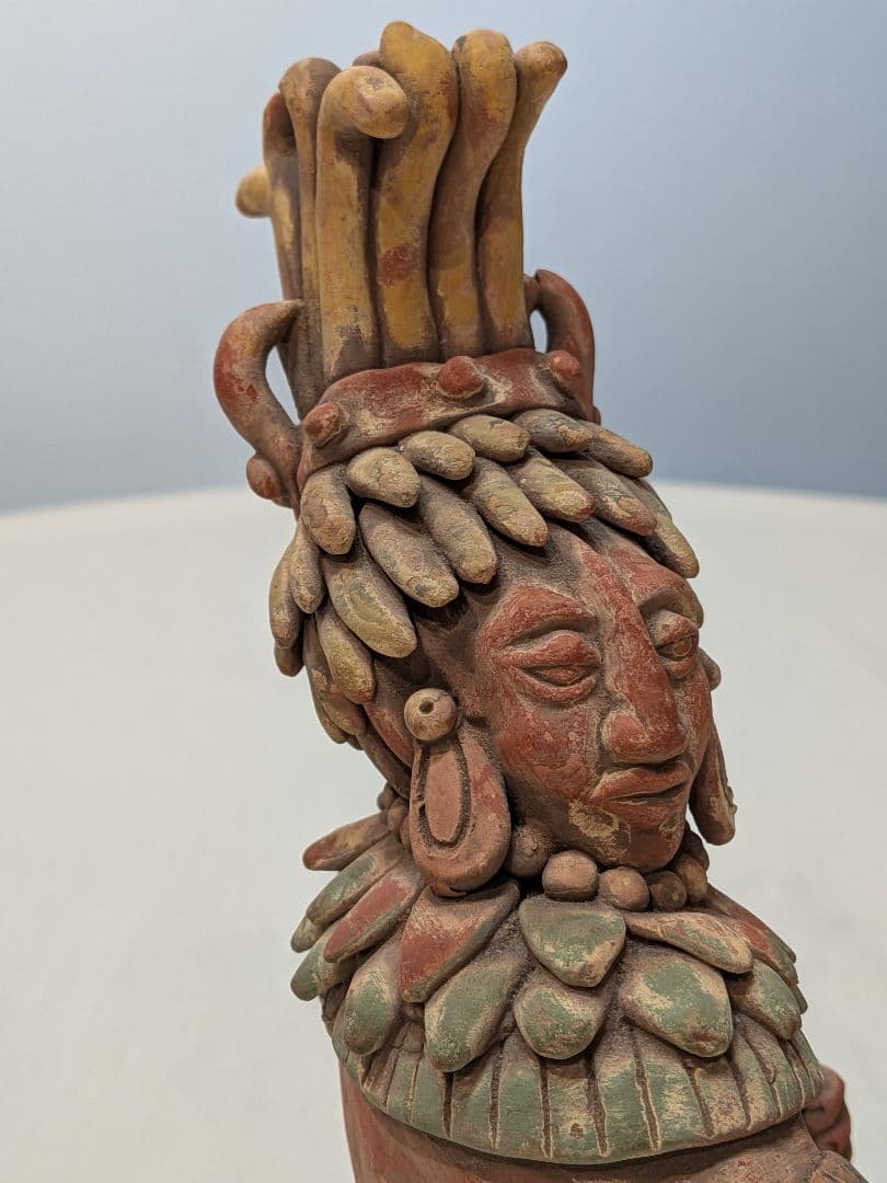 メキシコ　マヤ文明　民族衣装　工芸品　陶器製　焼き物　ヴィンテージ　貴重