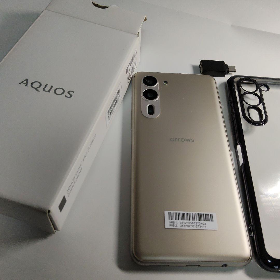 arrows スマートフォン 本体 ゴールド 　“自律神経パワー”が測れるスマホ