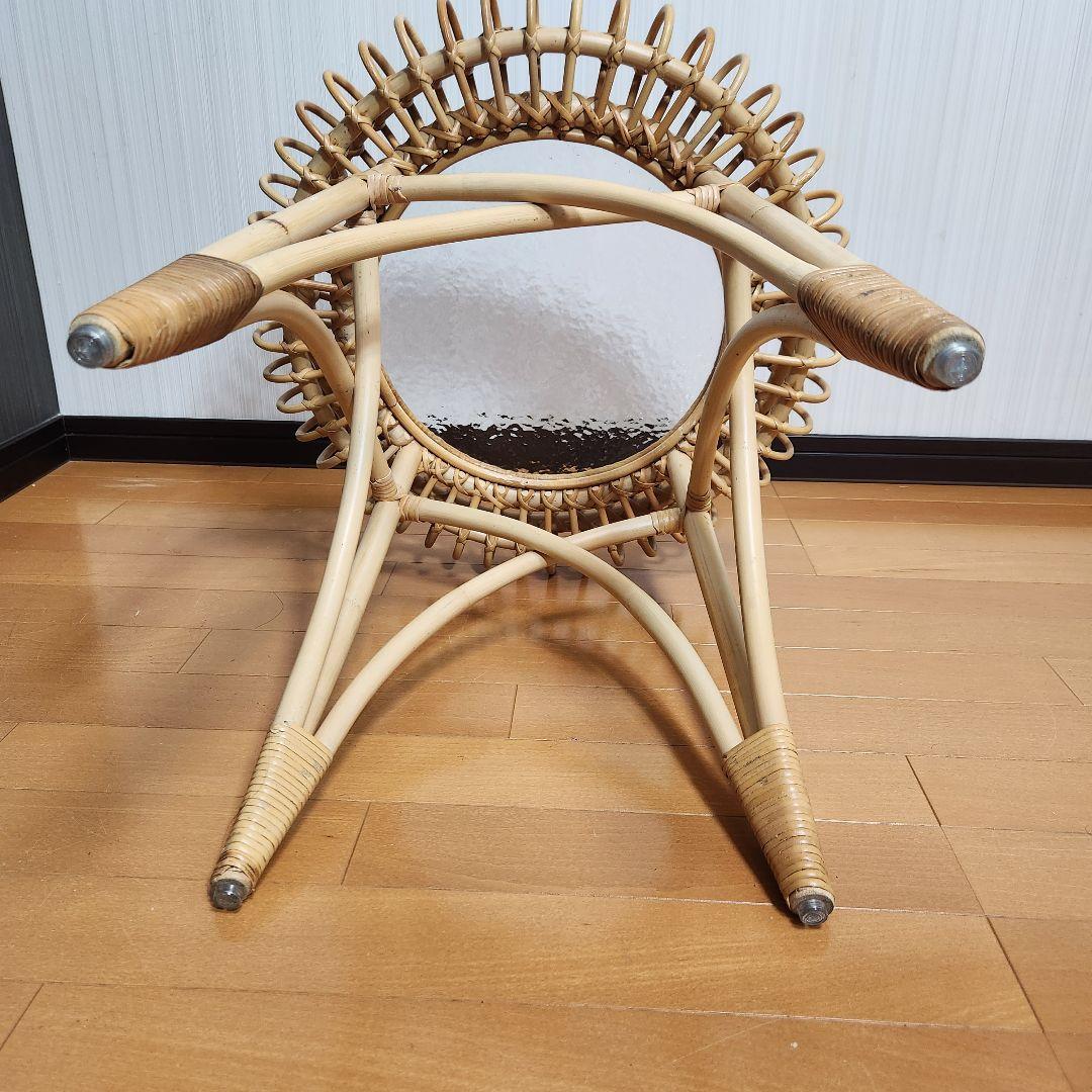 【新品5万】KIBIROI TORTA サイドテーブル ラタン家具