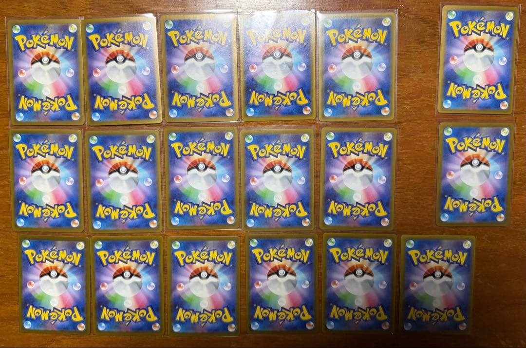ポケモンカード SR16枚、おまけモンスターボールミラー2枚、計18枚セット。
