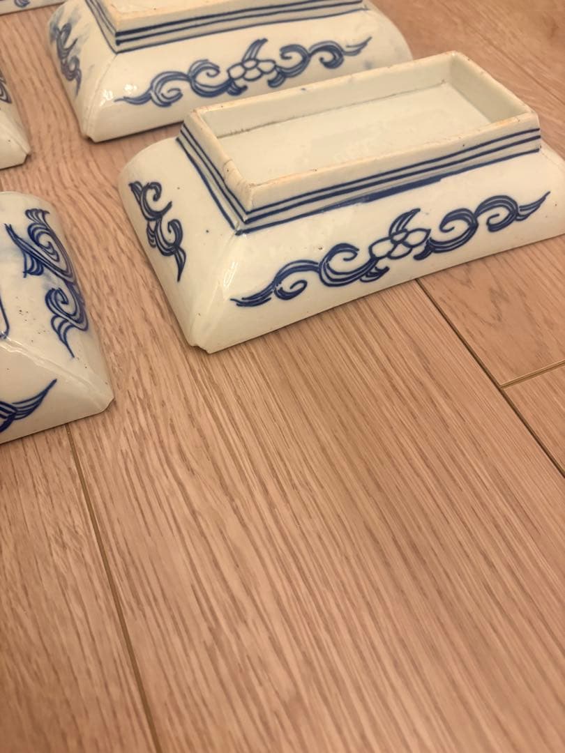 皿　和皿　長方形 江戸期 印判