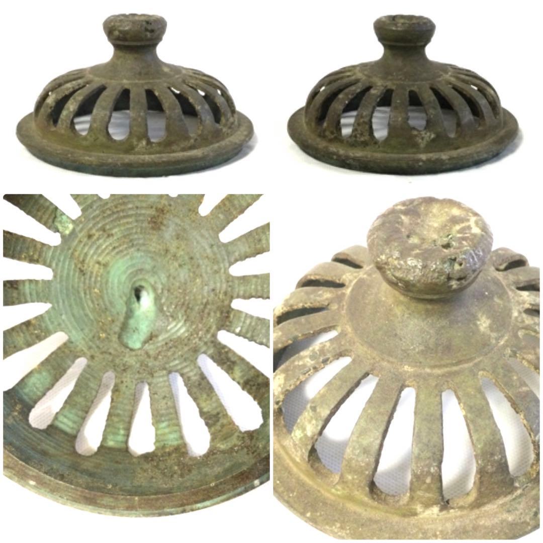 古銅製 香炉 時代物 骨董 香道具 K278