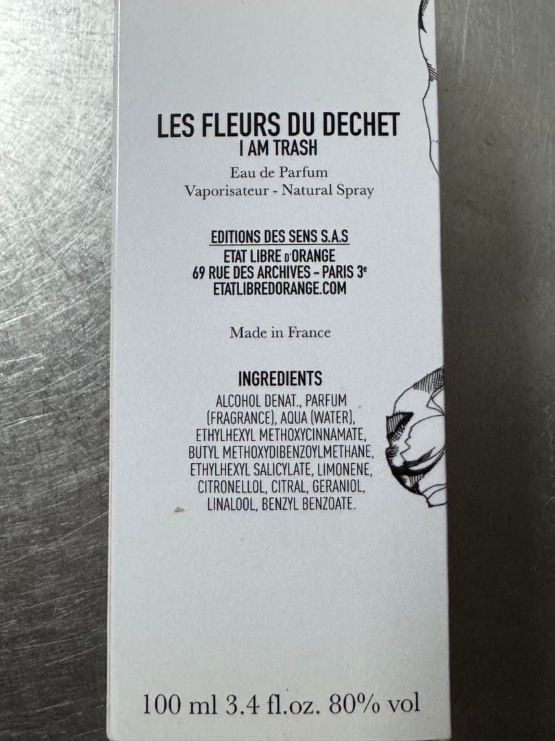 香水(ユニセックス) LES FLEURS DU DECHET I AM TRASH 100ml