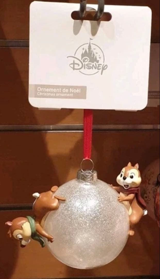 チップとデール　オーナメント　ディズニーランドリゾートパリ