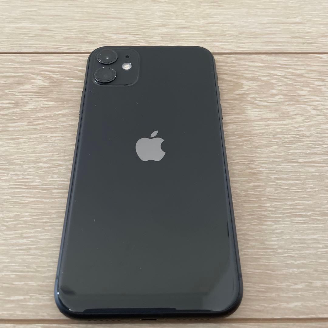 iPhone 11 ブラック 64GB SIMフリー 画面割れなし IMEI記載