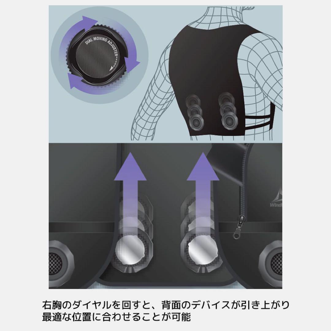 ワークマン　ウィンドコアアイス×ヒーターペルチェベストPRO2　874