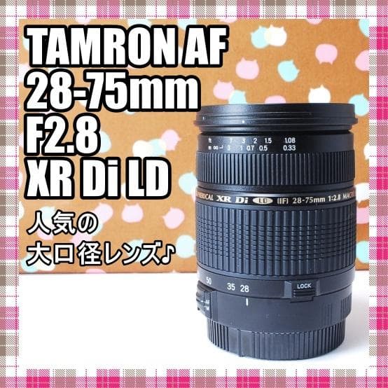 ✨人気の大口径✨TAMRON AF 28-75mm F2.8 XR Di LD