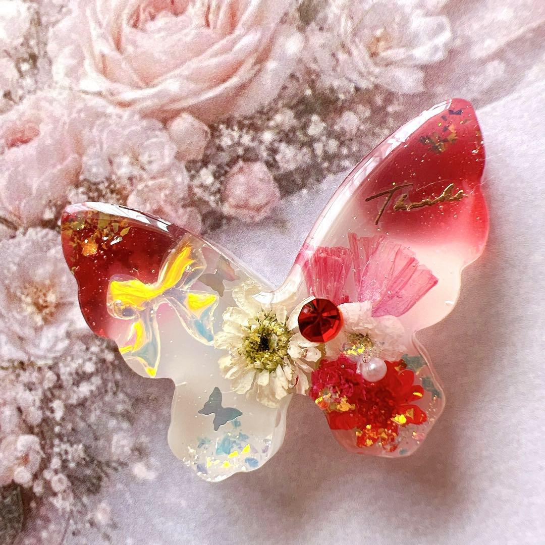 レジン ヘアゴム ドライフラワー No.938