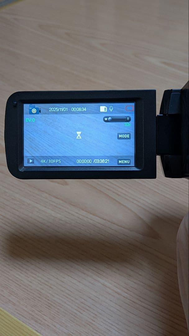 4K Ultra HD ビデオカメラ 48メガピクセル Wi-Fi機能付き