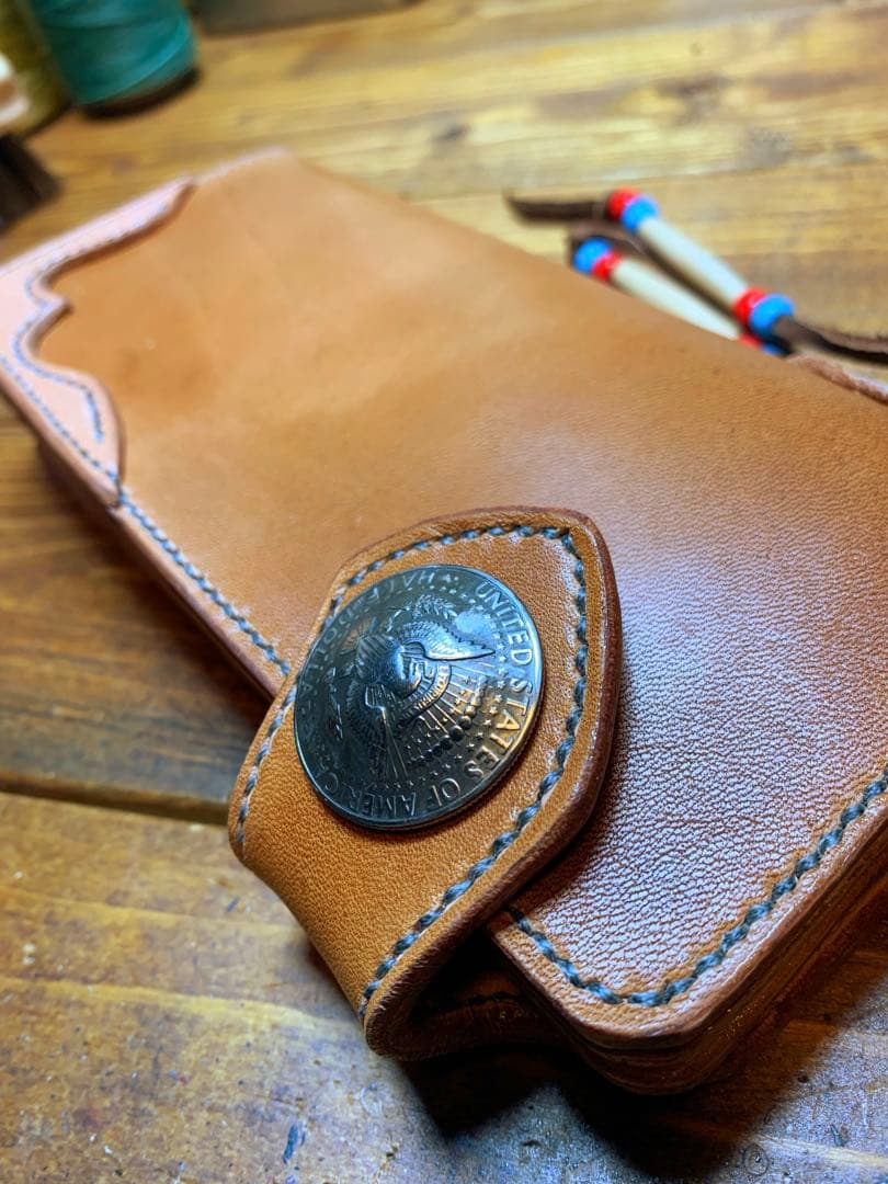 栃木leather ロングウォレット