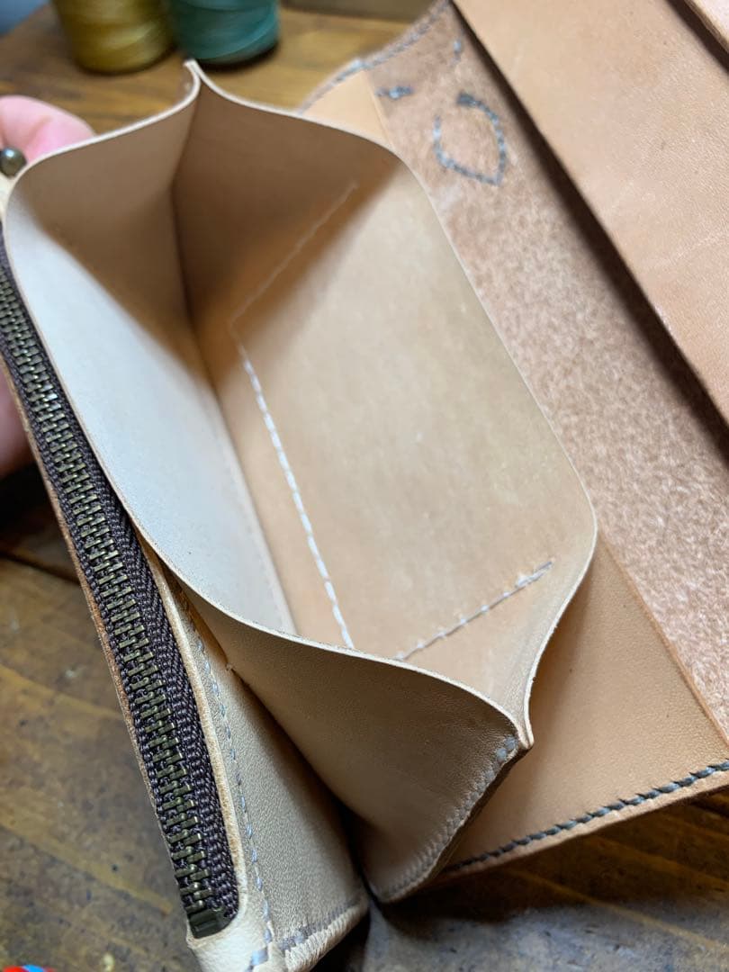 栃木leather ロングウォレット