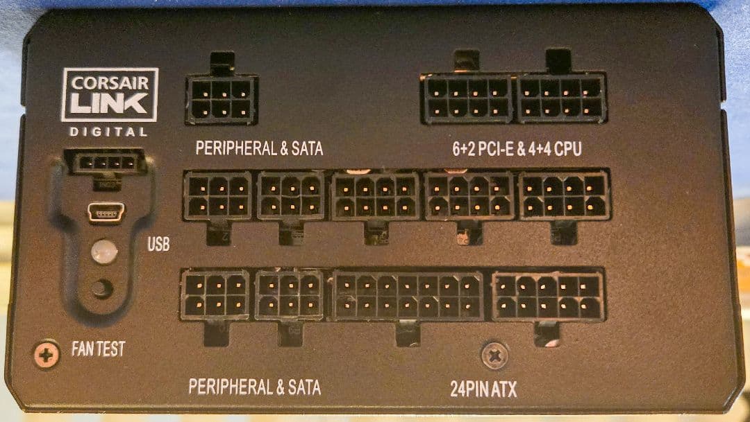 CorsairHX750i 750W電源ユニット 80PLUS Platinum