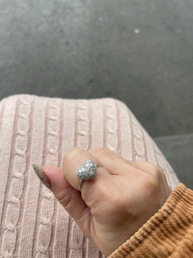 指輪・リング K18 Whitegold ring size 12