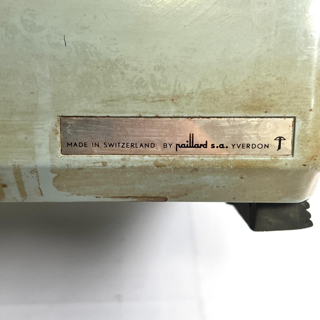 タイプライター　Hermes 9 、動作確認済み、スイス製、1960年代、レトロ