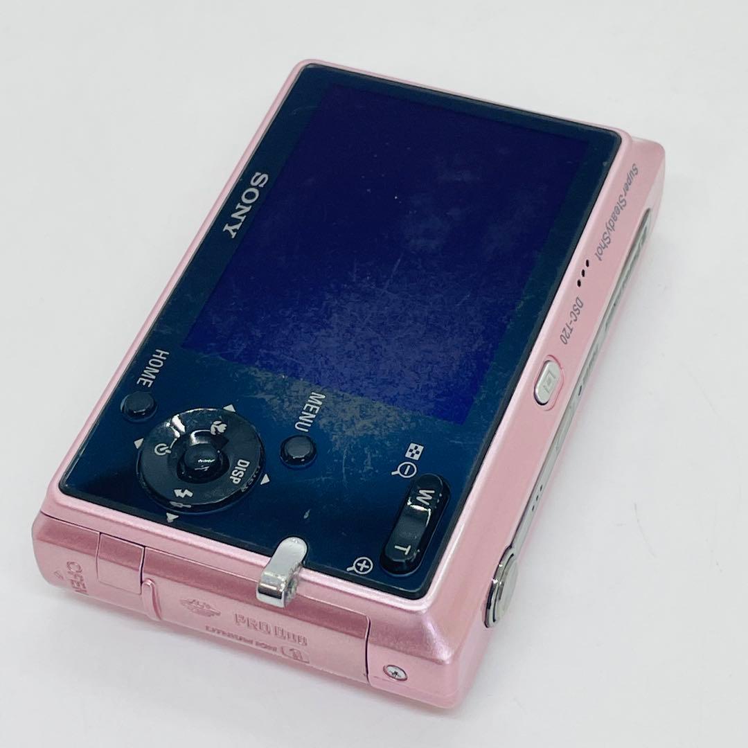 SONY コンパクトデジタルカメラ　DSC-T20 ピンク