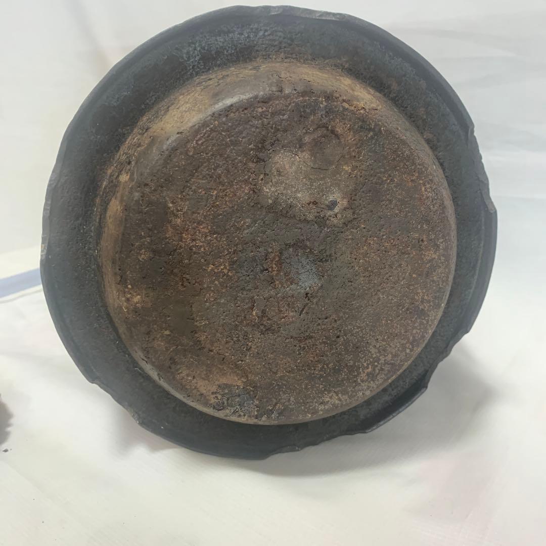 専用　鉄瓶　特大　蘭紋　時代物　煎茶道具　茶道具
