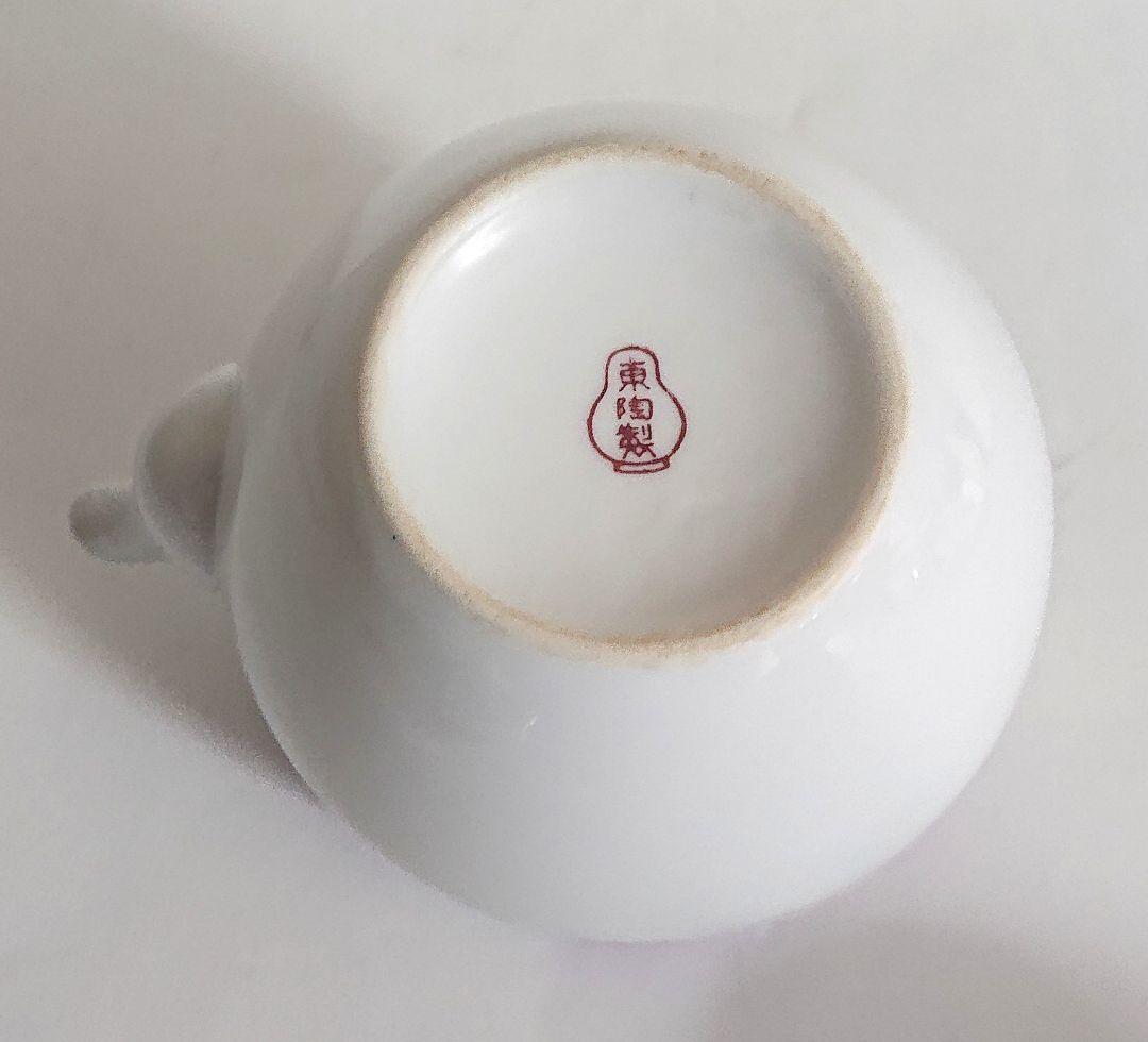 昭和レトロ 東陶製 急須 湯呑みフルセット 希少 貴重茶器セット 当時物