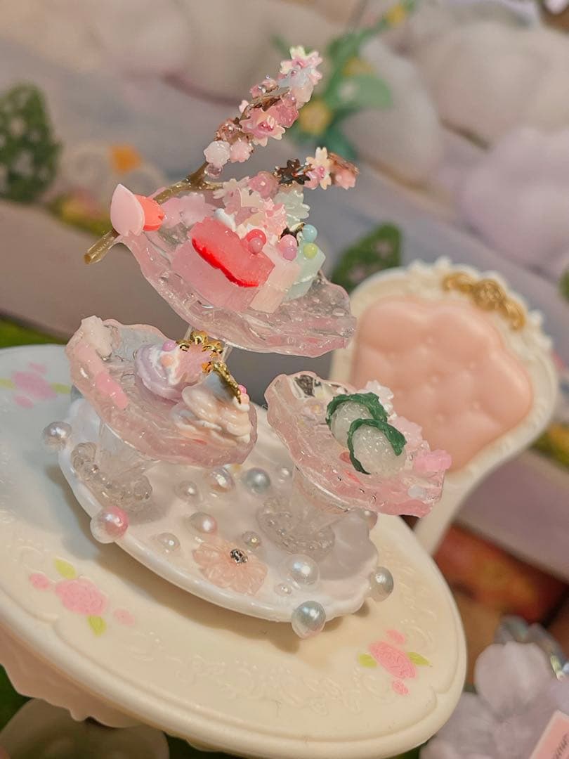 桜舞うさくらアフタヌーンティーシャンパンセット