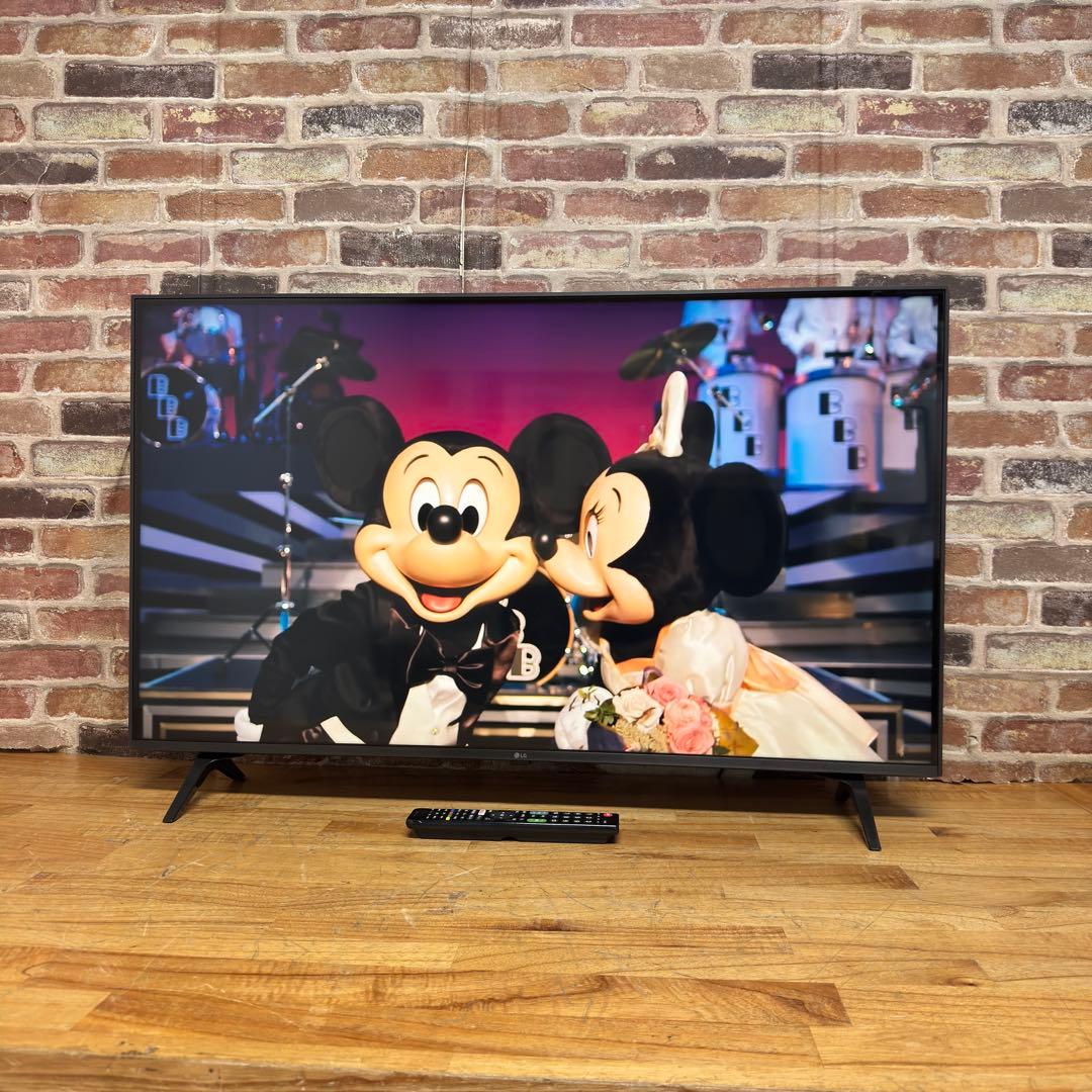 LG 50V型 4K 液晶テレビ 50UR801C0JB 動画アプリ 24年製