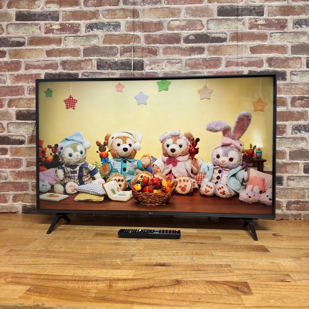 LG 50V型 4K 液晶テレビ 50UR801C0JB 動画アプリ 24年製