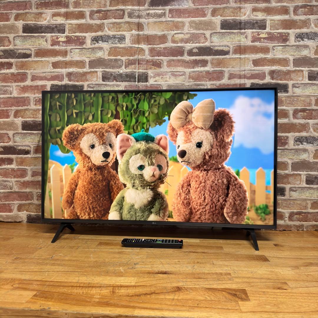 LG 50V型 4K 液晶テレビ 50UR801C0JB 動画アプリ 24年製