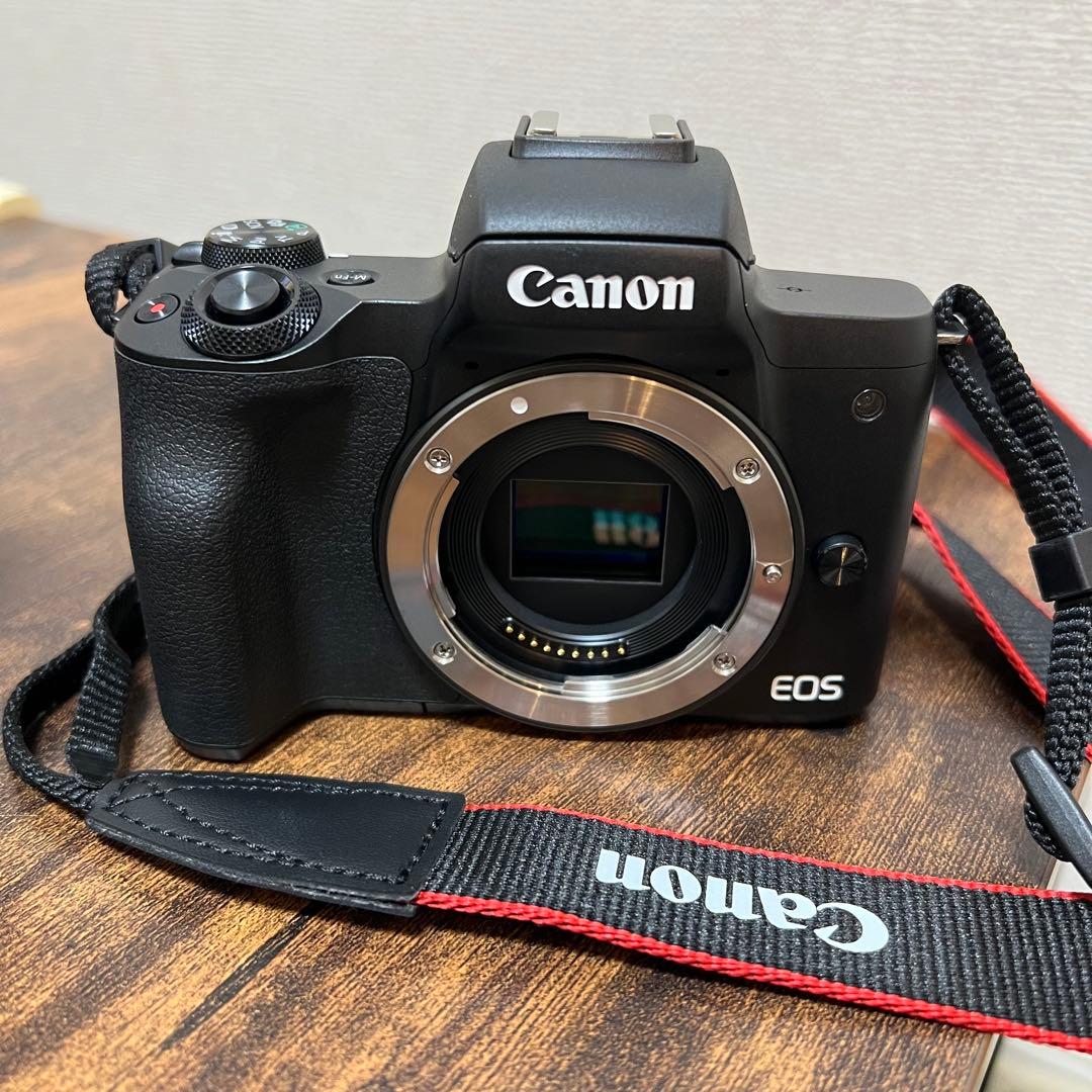 Canon EOS Kiss M2 ミラーレス一眼 ブラック