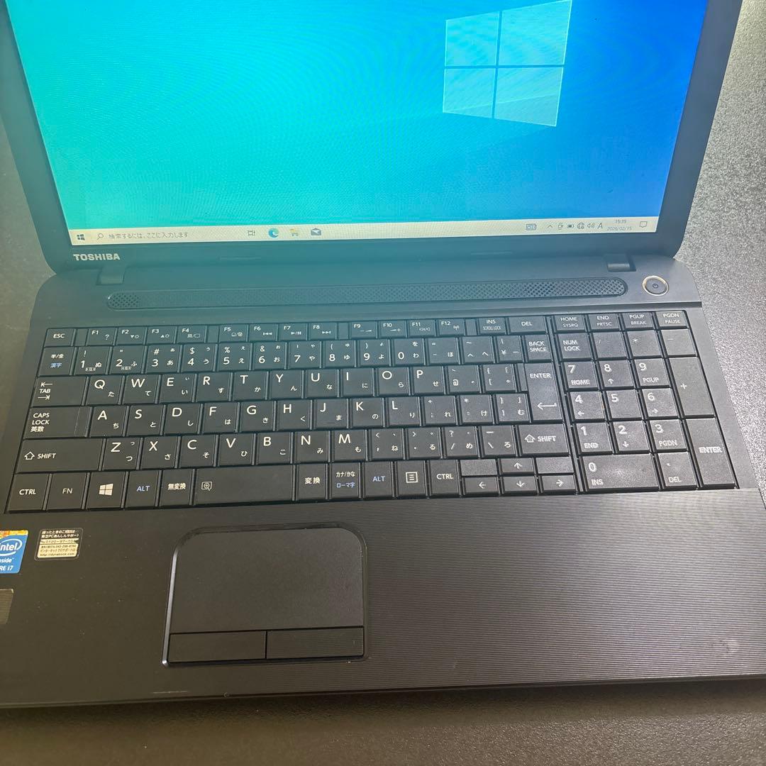 dynabook Satellite B354 Core i7 SSD交換済み