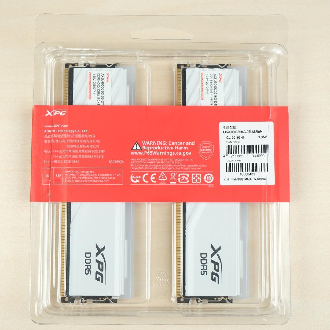 ADATA AX5U6000C3016G DDR5 48000 16GB × 2