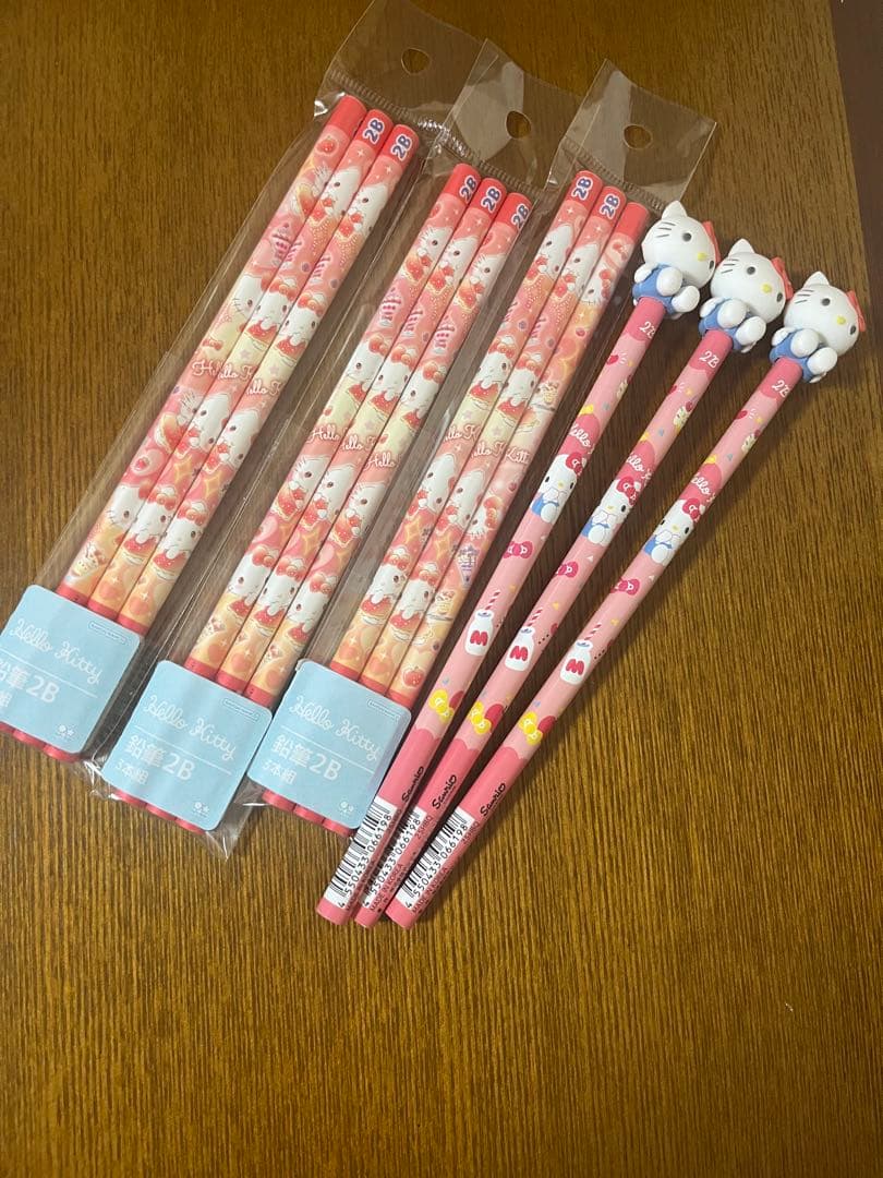 サンリオ文房具　まとめ売り　チャーム　においつき　六角　丸型