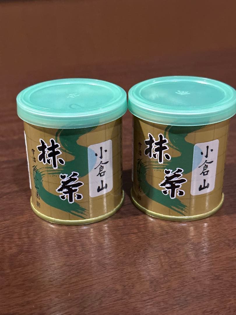 【新品新値段】　山政小山園　小倉山　30g缶入り　2缶　抹茶