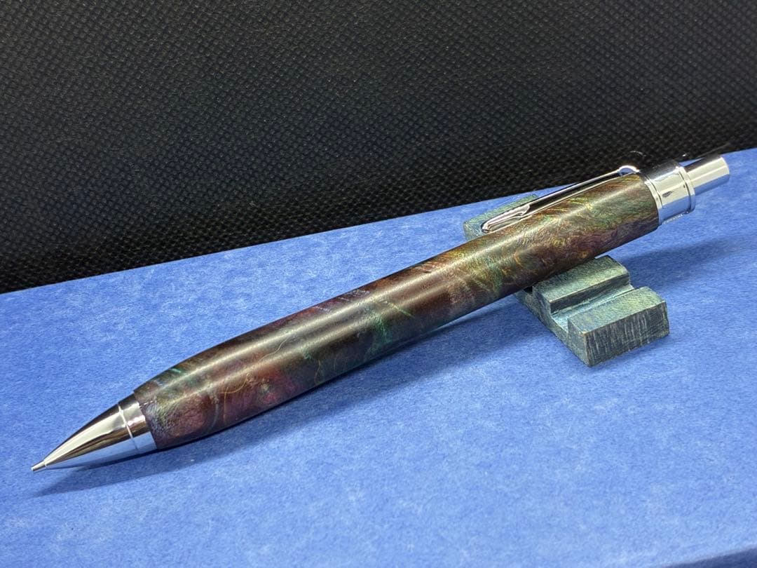 【早い者勝ち】メープルスタビライズドウッド　加藤金属　シャーペン0.５　木軸ペン
