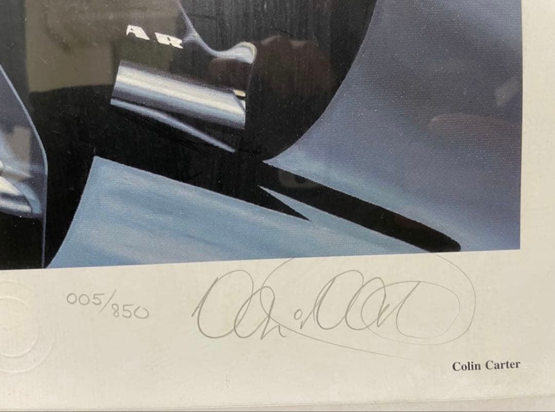 F1リトグラフ　MUTUAL RESPECT アラン・プロスト直筆サイン入り