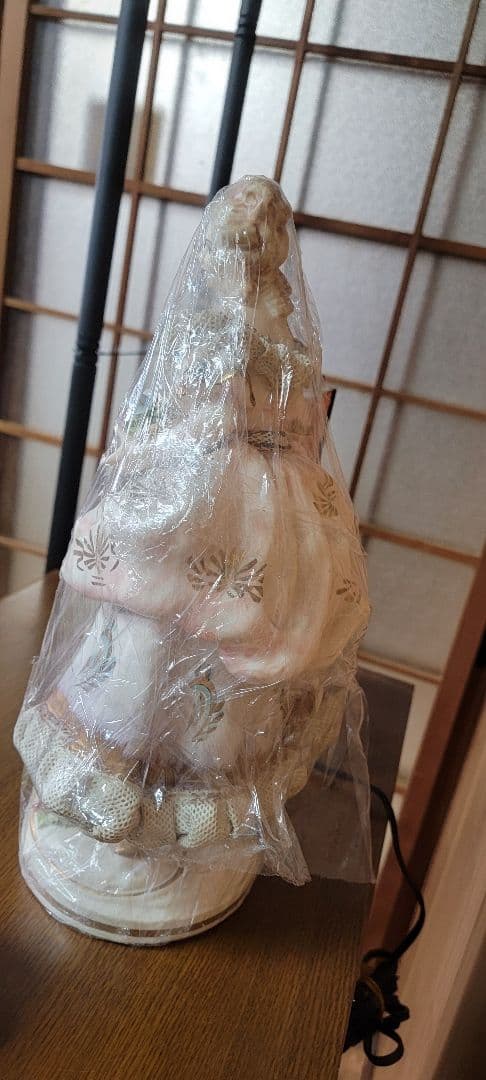 即購入　OK　陶器製花嫁人形とクリスマスツリー
