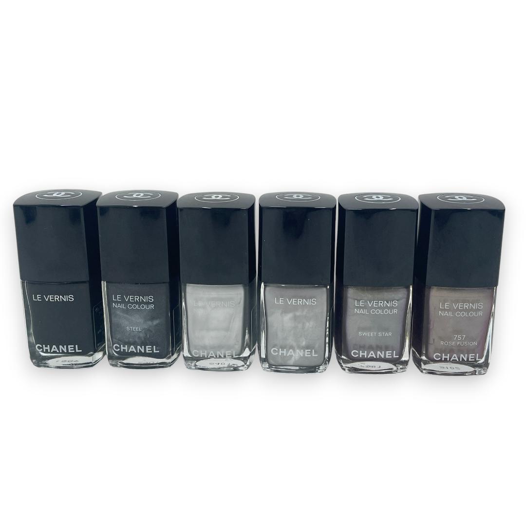 【CHANEL】LE VERNIS NAIL シルバー系カラー 6本セット#18